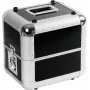 Flightcase Roadinger Mala para discos ALU 50/50 cantos arredondados preto — formato alumínio 50×50, cantos arredondados