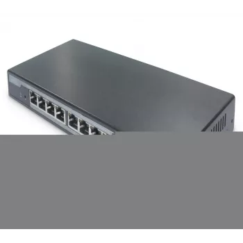 Switch de rede Digitus 8 portas Gigabit PoE, desktop, L2 gerido, 2 portas uplink, SFP, 86 W, af/at