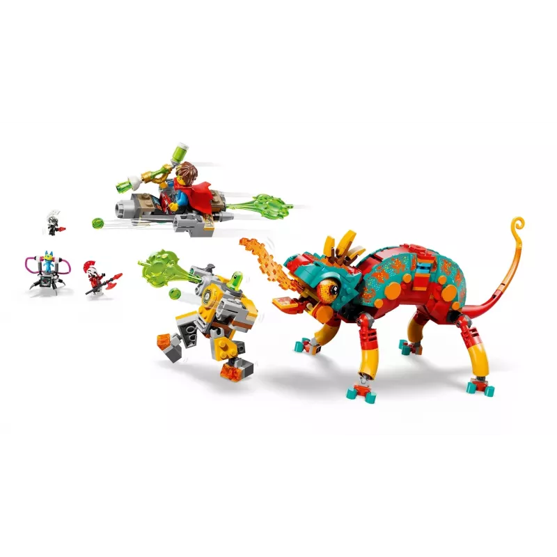 Brinquedo de construção LEGO 71492 Dreamzz Conjunto de brincar Camaleão de Fogo do Mateo, modelo de blocos para construção imaginativa