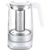 Chaleira elétrica ZWILLING 1,7 l 1850 W, corpo em vidro, branca