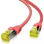 Cabo de rede helos 263766 RJ-45 macho para macho 1 m S/FTP Cat 6a