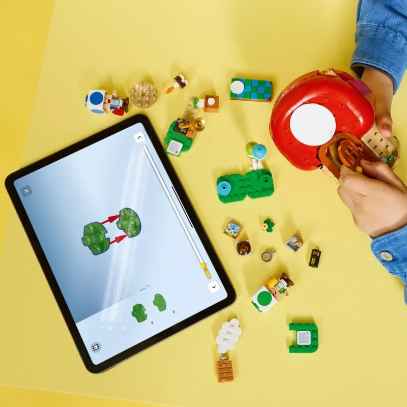 LEGO Super Mario Festa em Casa do Toad conjunto 72041 com funções de jogo interativas