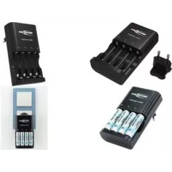 Carregador de bateria Ansmann Powerline NiMH/NiCD Mignon AA/Micro AAA - Níquel-Cádmio (NiCd) - Níquel-Hidreto Metálico (NiMH)