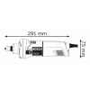 Bosch 0 601 220 000 retificadora reta 28000 rpm 650 W