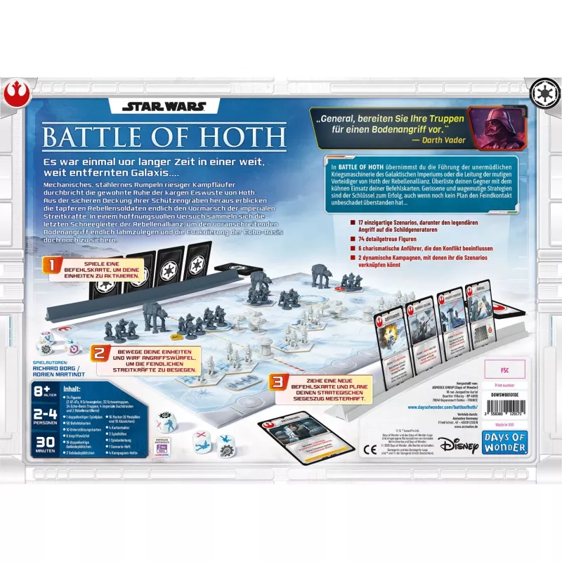 Star Wars: Batalha de Hoth, jogo de tabuleiro