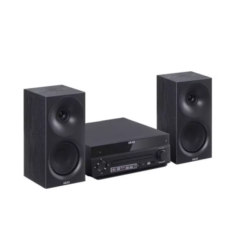 Sistema de áudio AKAI AM-301 BK Music Center – aparelho de áudio doméstico compacto