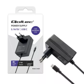 Carregador Super FAST PD para Raspberry Pi 5 USB