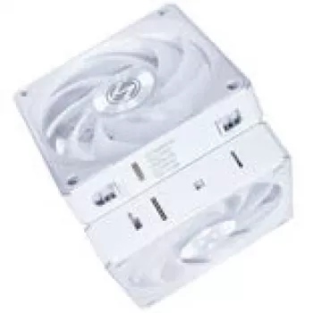 Ventoinha para caixa sem fios Lian Li UNI FAN 12CL1W3W branca — 120mm, compatível com hub PWM, modular