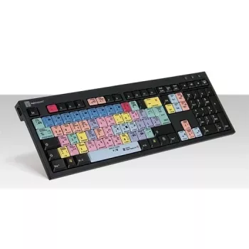 Teclado Logickeyboard Adobe Premiere Pro CC QWERTZ alemão multicolor