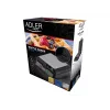 Adler AD 3036 máquina de waffles para 4 waffles preto, cinzento 1500 W