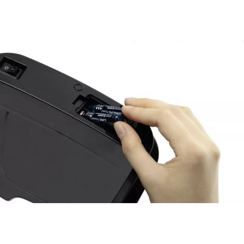 Balde do lixo Durable NO TOUCH 6L retangular aço inoxidável prateado preto