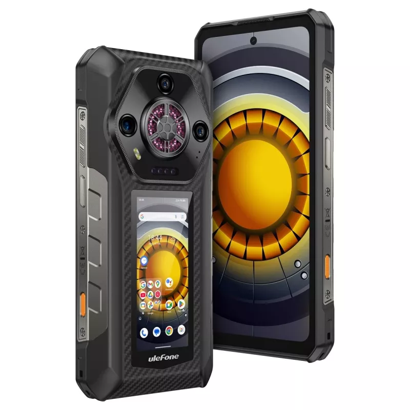 Ulefone Armor 30 Pro 5G UF-A30P smartphone, 6,95 polegadas, 16 GB RAM, 512 GB, IP69K, Android 14, 12800 mAh, preto