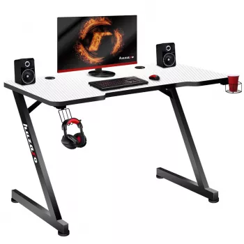 SECRETÁRIA GAMING HUZARO HERO 2.5 BRANCA