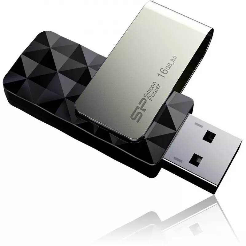 Silicon Power Blaze B30 SP016GBUF3B30V1K pen USB, 16 GB, USB 3.0, preta