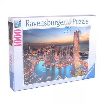 Puzzle Ravensburger Dubai Marina 88904 — 1000 Peças, Formato Standard