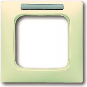 Busch-Jaeger Duro 2000 SI 1721NSKA-212 moldura de 1 módulo para calha de cabos, branco creme