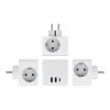 Adaptador de ficha de rede tipo F DeLOCK 11496 2 portas USB 5 V 2,4 A 3 A