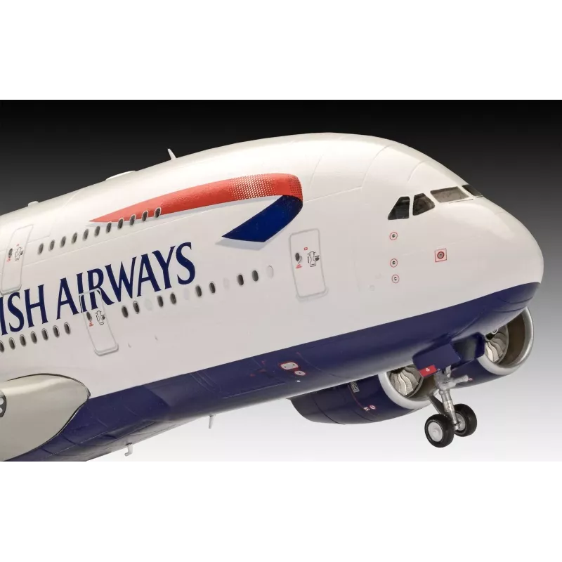 Revell 03922 Airbus A380-800 British Airways kit de modelismo em plástico, 1:144