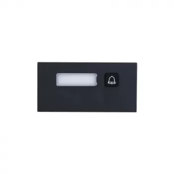Módulo de botão de chamada DAHUA VTO4202FB-MB1 — preto, 1000 × 49,9 × 30,5 mm