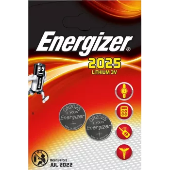 Energizer CR2025 - Lithium-Ion (Li-Ion) - pilha botão - 3 V - 2,5 mm - 20 mm - 2,5 g (637988)