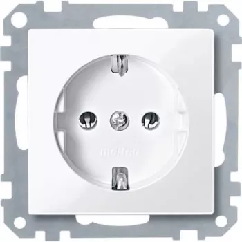 Caixa de embutir Merten MEG2301-0319 tipo F, branco