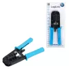 LogiLink WZ0019 alicate de crimpagem multimodular, 8P/6P/4P, preto/azul