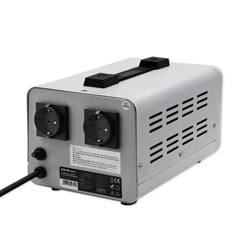 Estabilizador de tensão automático Qoltec 50724 AVR 2000VA