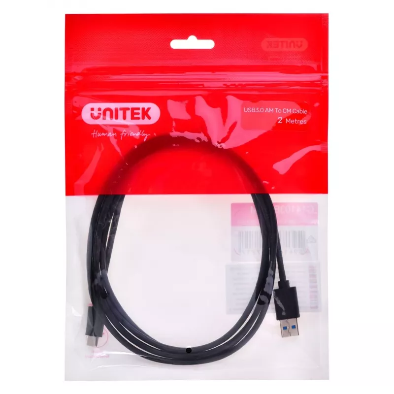 CABO UNITEK USB-C, USB-A, 5 GBPS, 2M