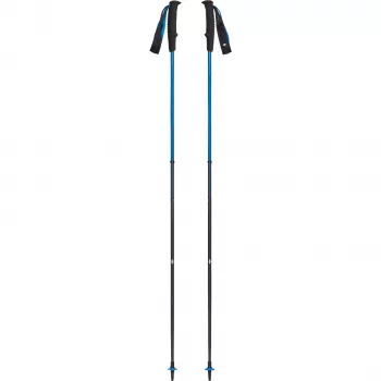 Bastões de caminhada Distance Carbon, equipamento de fitness azul, 1 par, 100 cm