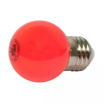 Synergy 21 LED Retrofit E27 lâmpada gota G45 vermelha 1 Watt para fio de luzes