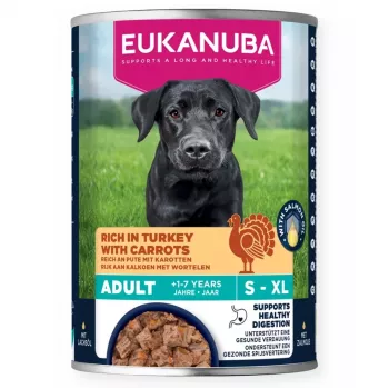 EUKANUBA Dog Can LC Adult peru & cenoura 400 g comida húmida para cães