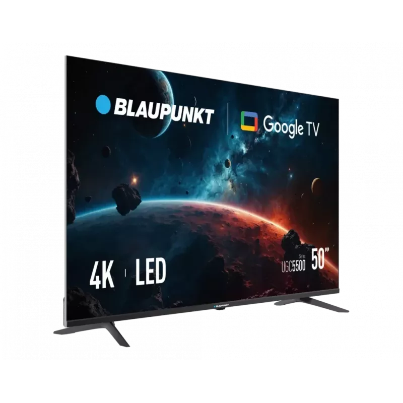 Televisor LED-LCD BLAUPUNKT 55UGC5500S 55 inch 4K UHD, HDMI/USB, amplo ângulo de visão, classe energética G