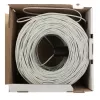 Cabo de rede Extralink par entrançado CAT5E FTP interior 305M cinzento