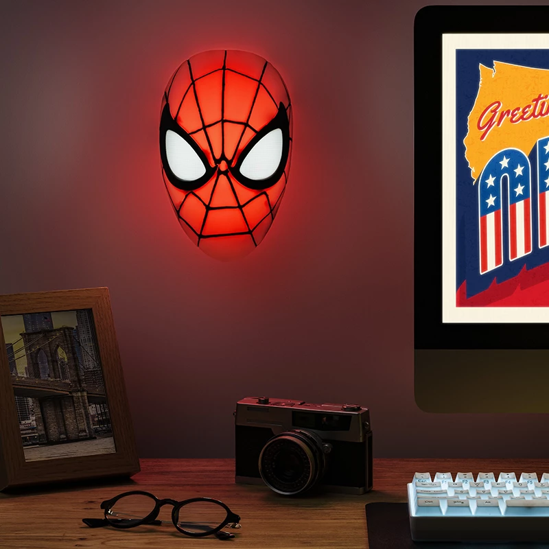 Candeeiro de mesa Paladone Spiderman Mask Light