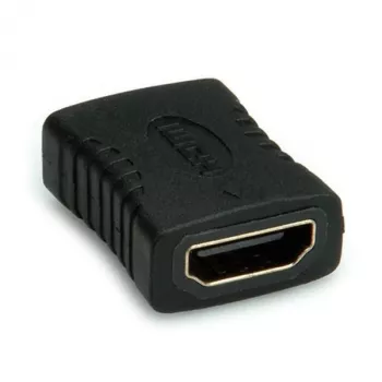 ROLINE - adaptador de conector fêmea/macho para vídeo/áudio - HDMI - HDMI, 19 pinos (W) - HDMI, 19 pinos (W) - preto (12.03.3151)