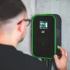 Estação de carregamento para veículos elétricos Green Cell EV14 22 kW preto alumínio parede