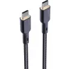 Cabo de nylon AUKEY CB-KCC101 USB-C para USB-C 1m