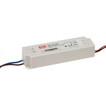 Fonte de alimentação MEAN WELL LPC-35-700 35W interior 110-230V branco