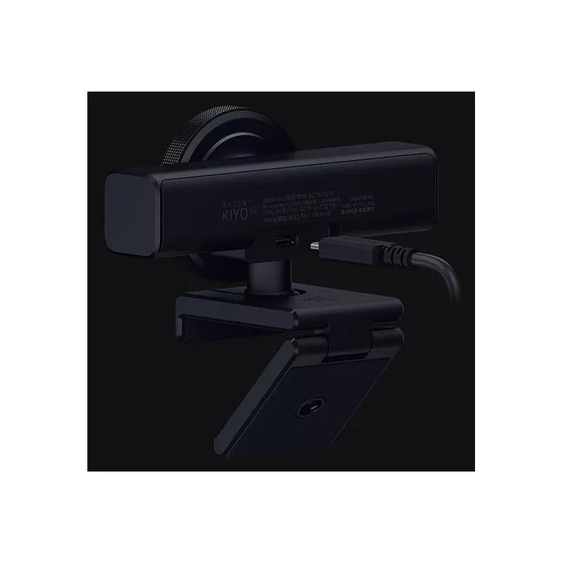 Razer | Webcam | Kiyo V2 | MJPEG até 4K 30 FPS, 1080p 60 FPS, YUY2 até 4K 15 FPS, 1080p 60 FPS, NV12 até 4K 20 FPS, 1080p 60 FPS