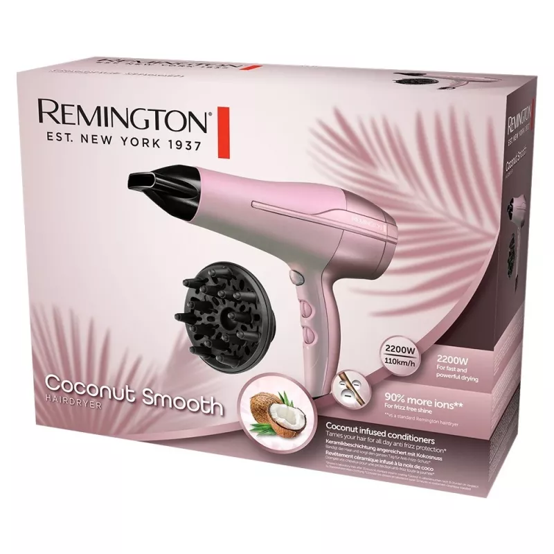 Secador de cabelo Remington Coconut Smooth D5901