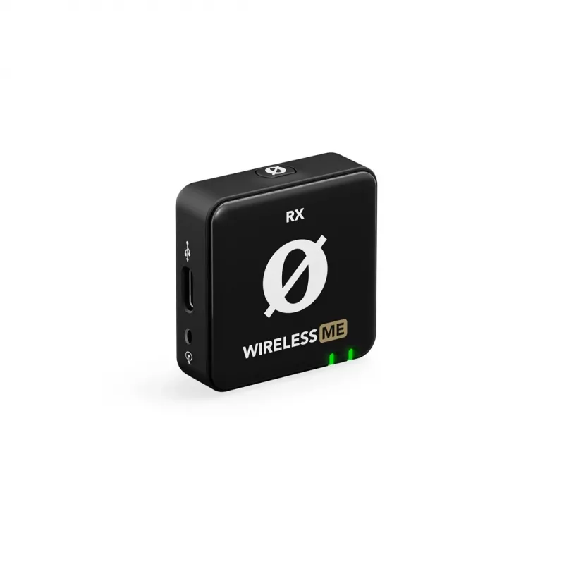 WIME RODE WIRELESS ME Sistema de microfone sem fios de canal duplo Vloggers Podcasters