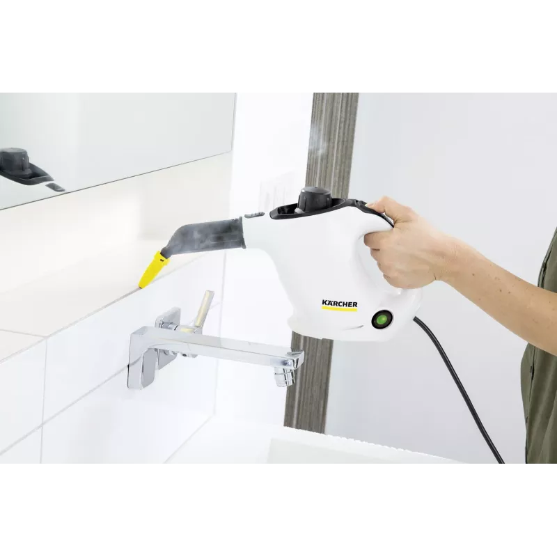 Kärcher SC 1 EasyFix Limpador a vapor portátil 1200 W Preto, Branco