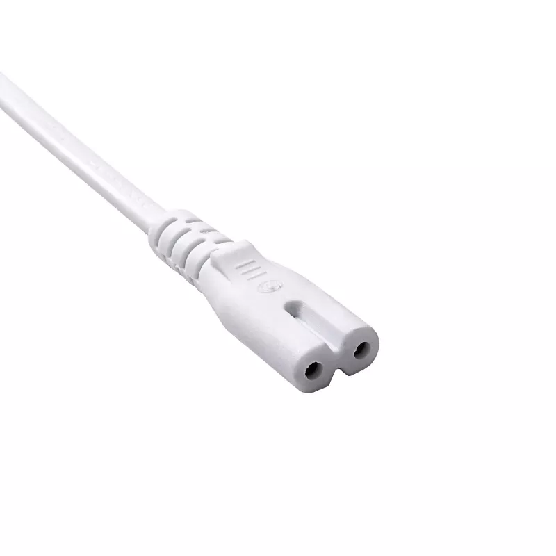 Cabo de alimentação Akyga AK-RD-07A CEE 7/16 – IEC C7 (oito), CCA, 3 m, branco