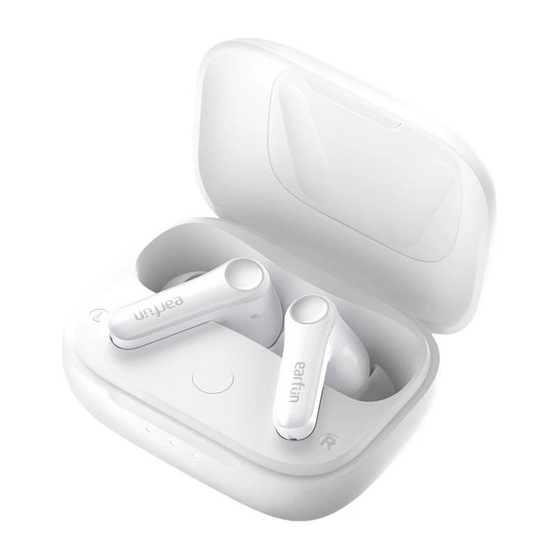 Auscultadores TWS sem fios EarFun Air Pro 4 com ANC, acabamento pérola