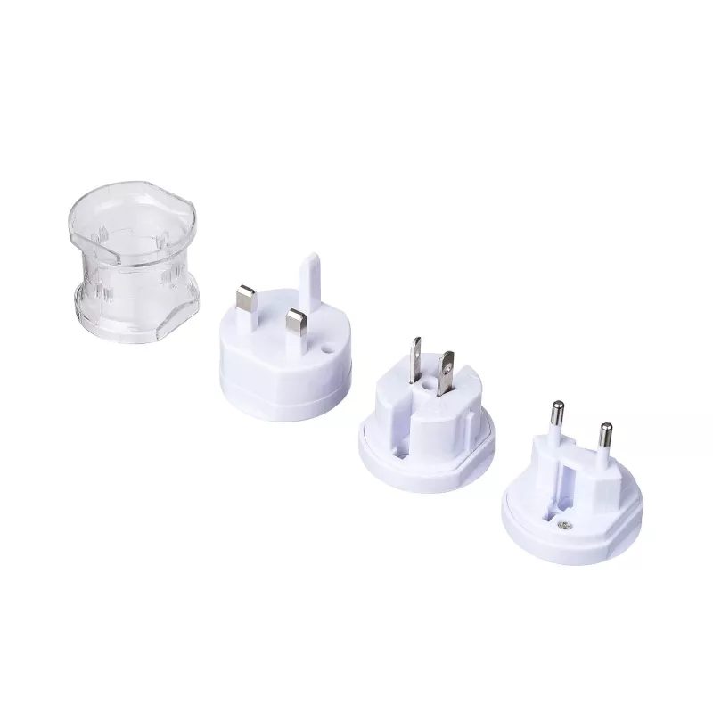 Adaptador de viagem universal Akyga AK-AD-61, mundial, 10 A, branco