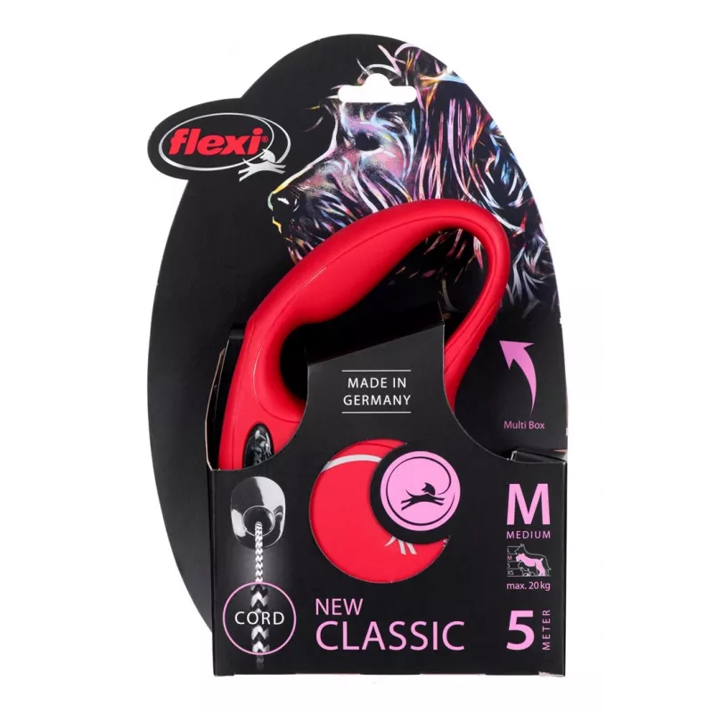 FLEXI new Classic M - trela retrátil - 5 m