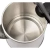 Chaleira elétrica Clatronic 1,5 L 2200 W preto aço inoxidável