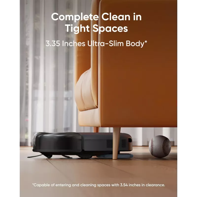 Anker Eufy | Robô aspirador com estação tudo-em-um | Omni C20 | Húmido e seco | 7000 Pa | cinzento