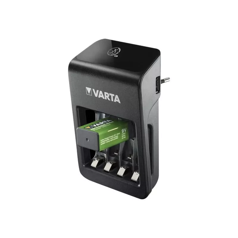 Carregador de bateria Varta 57687 pilha doméstica AC