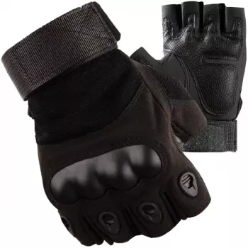 Luvas táticas de combate sem dedos Extralink Military Survival tamanho L mil-693
